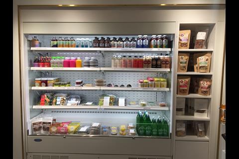 The store also stocks a range of food to take away